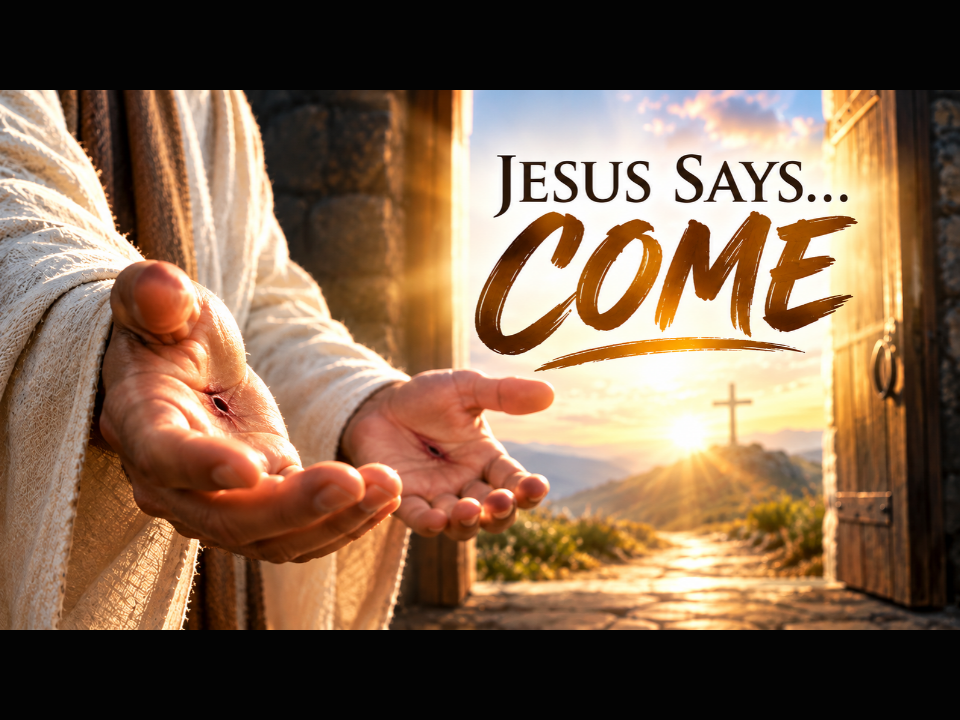Jesus Says Come You Must Be Born Again
